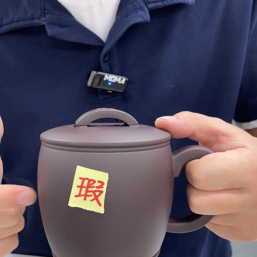 茶杯紫砂紫砂盖杯汉瓦微瑕