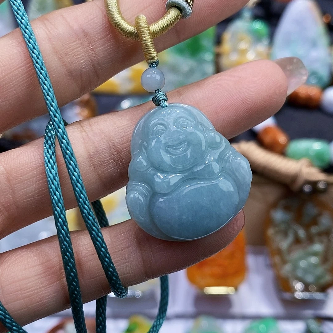 翡翠未镶嵌颈饰翡翠A货一物一证