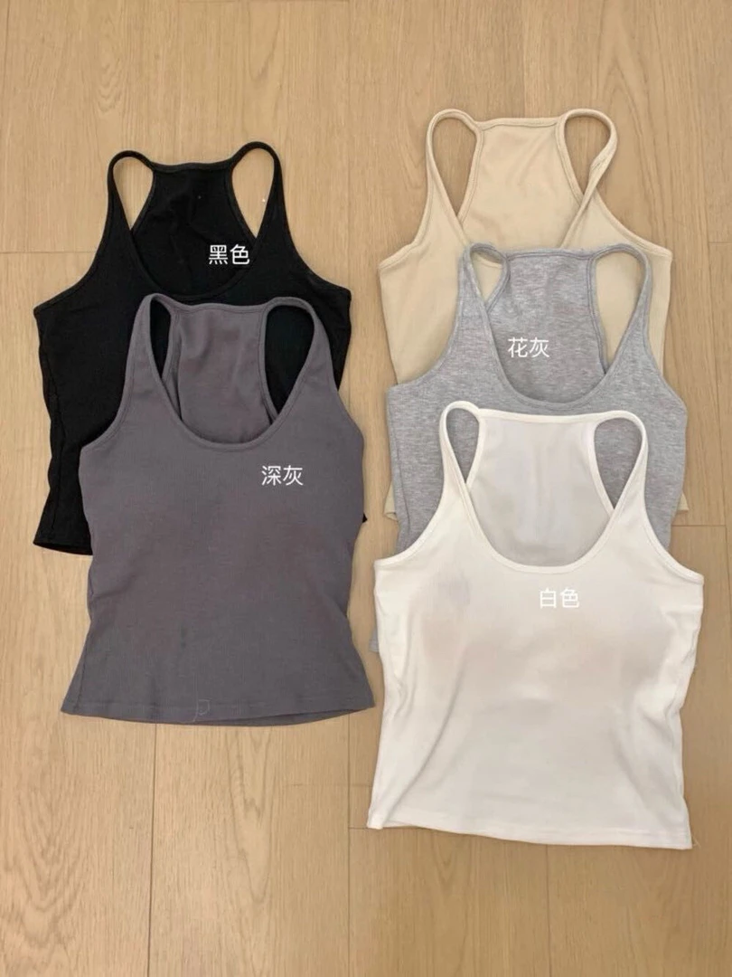 仓美美女装-莱赛尔纤维呼吸竹棉罗纹时尚背心