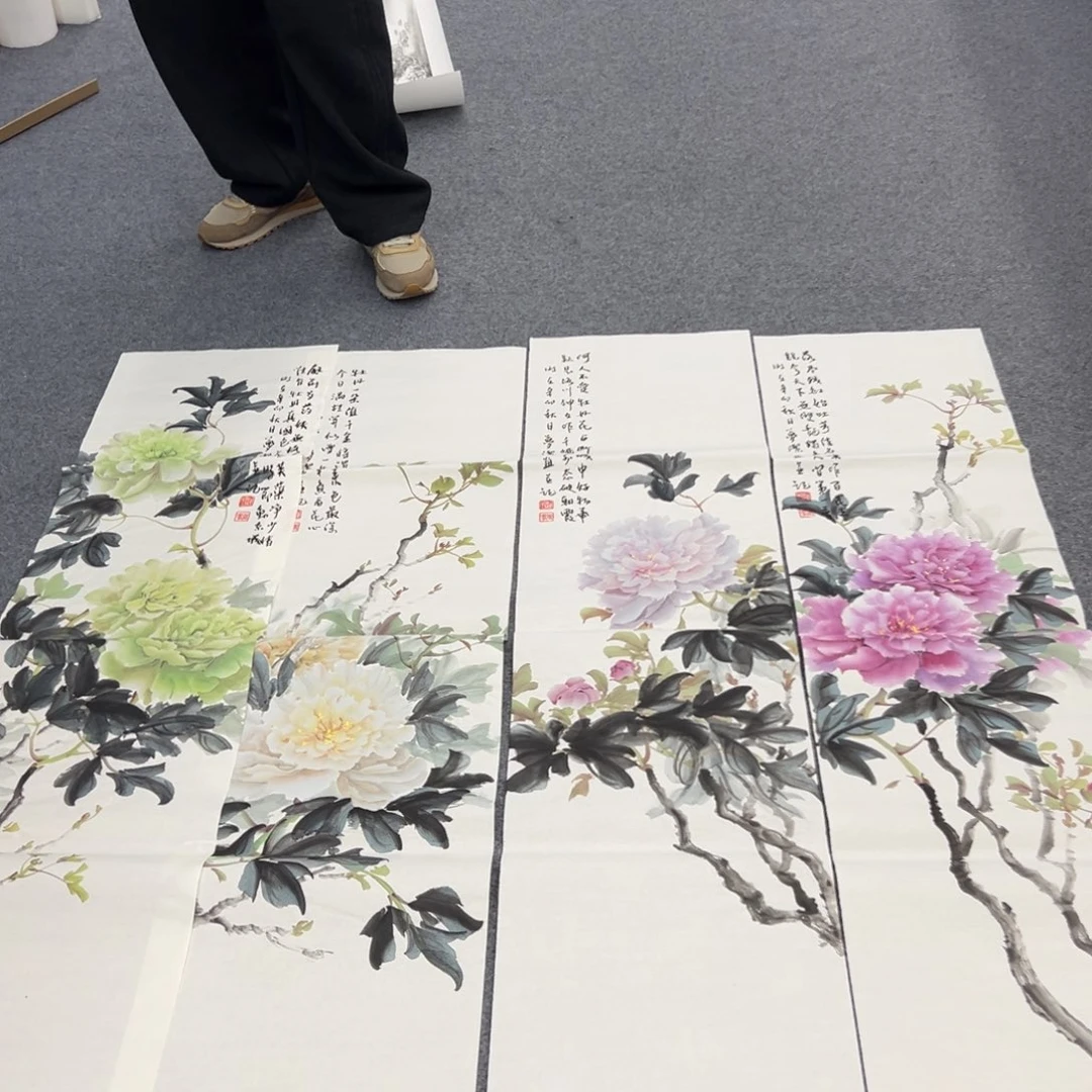 国画宣纸纯手绘字画