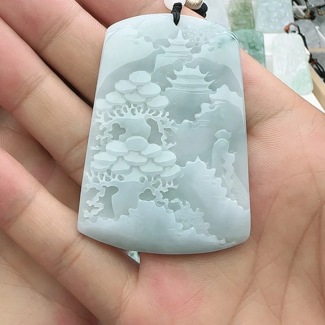 翡翠未镶嵌颈饰翡翠