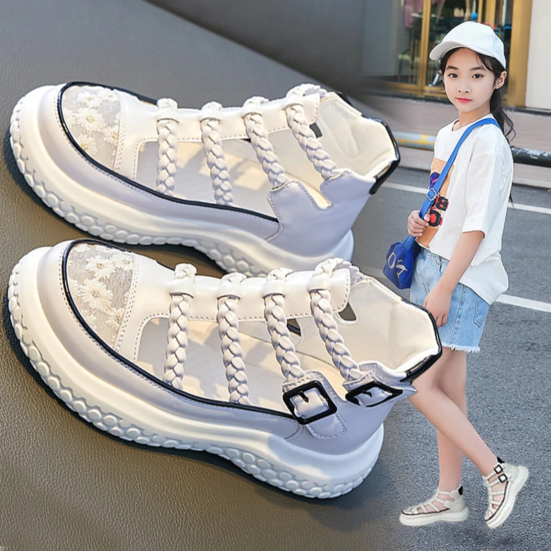 凉鞋洋气包头新款2025女童公主运动爆款儿童中大童鞋子夏款中大童