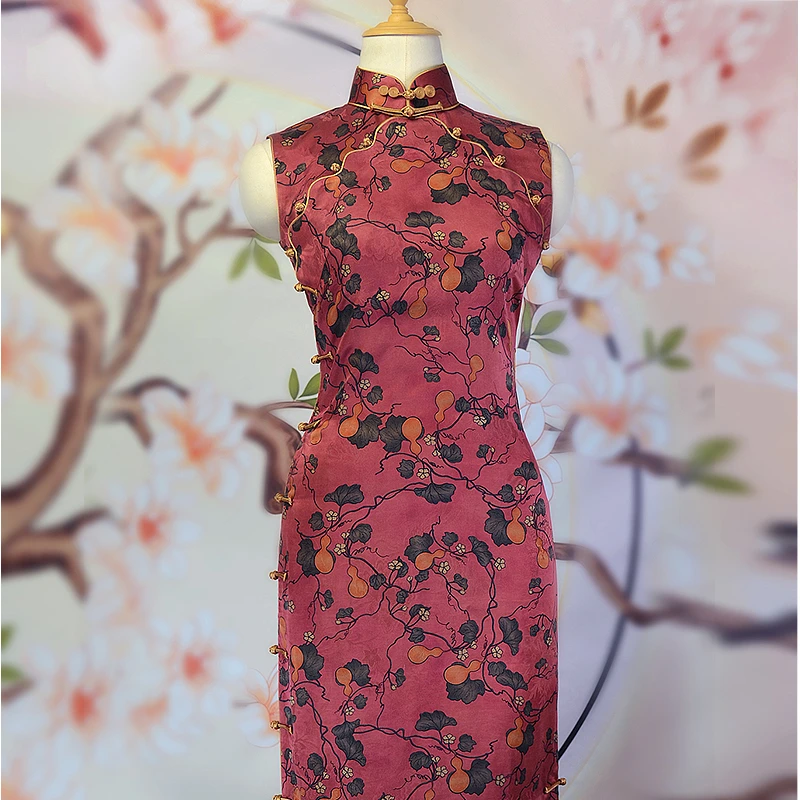 福禄笙花』优雅贵气高端夏季新款日常国风敬酒服旗袍NX9527-1-135