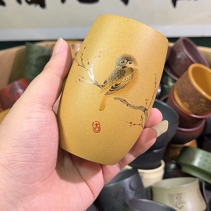 茶杯紫砂全手工紫砂主任杯