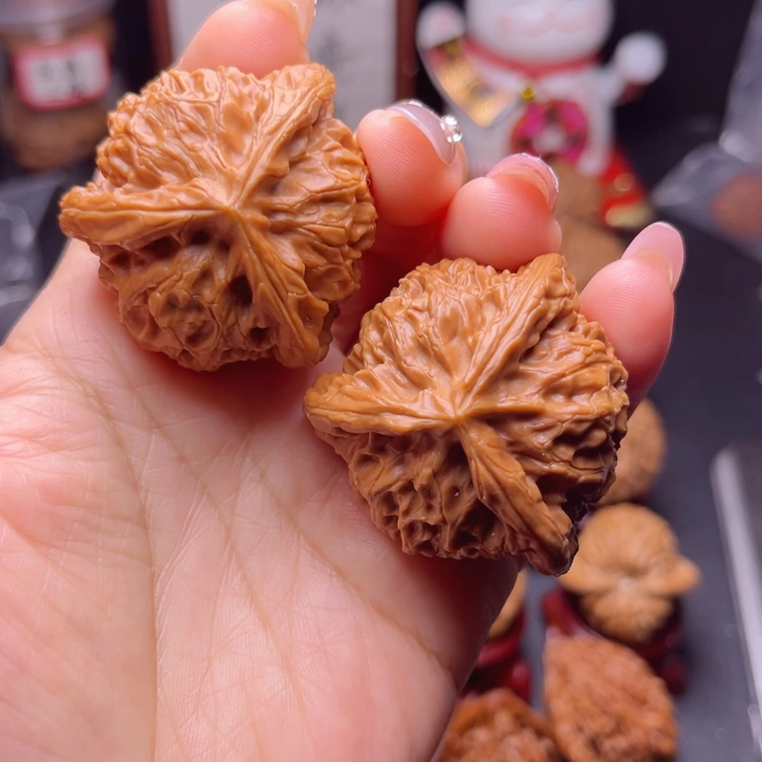 吊坠文玩核桃宫灯拼接三棱