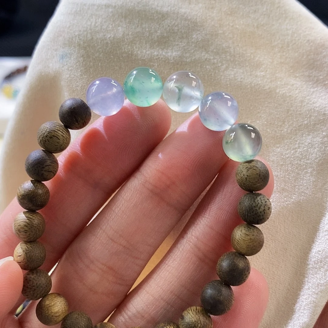 翡翠未镶嵌摆件手串