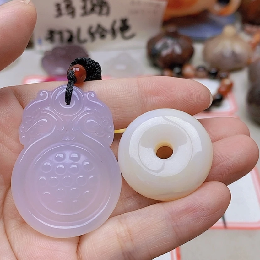 【闪购商品】未镶嵌玛瑙/玉髓珠宝半成品铭**乐