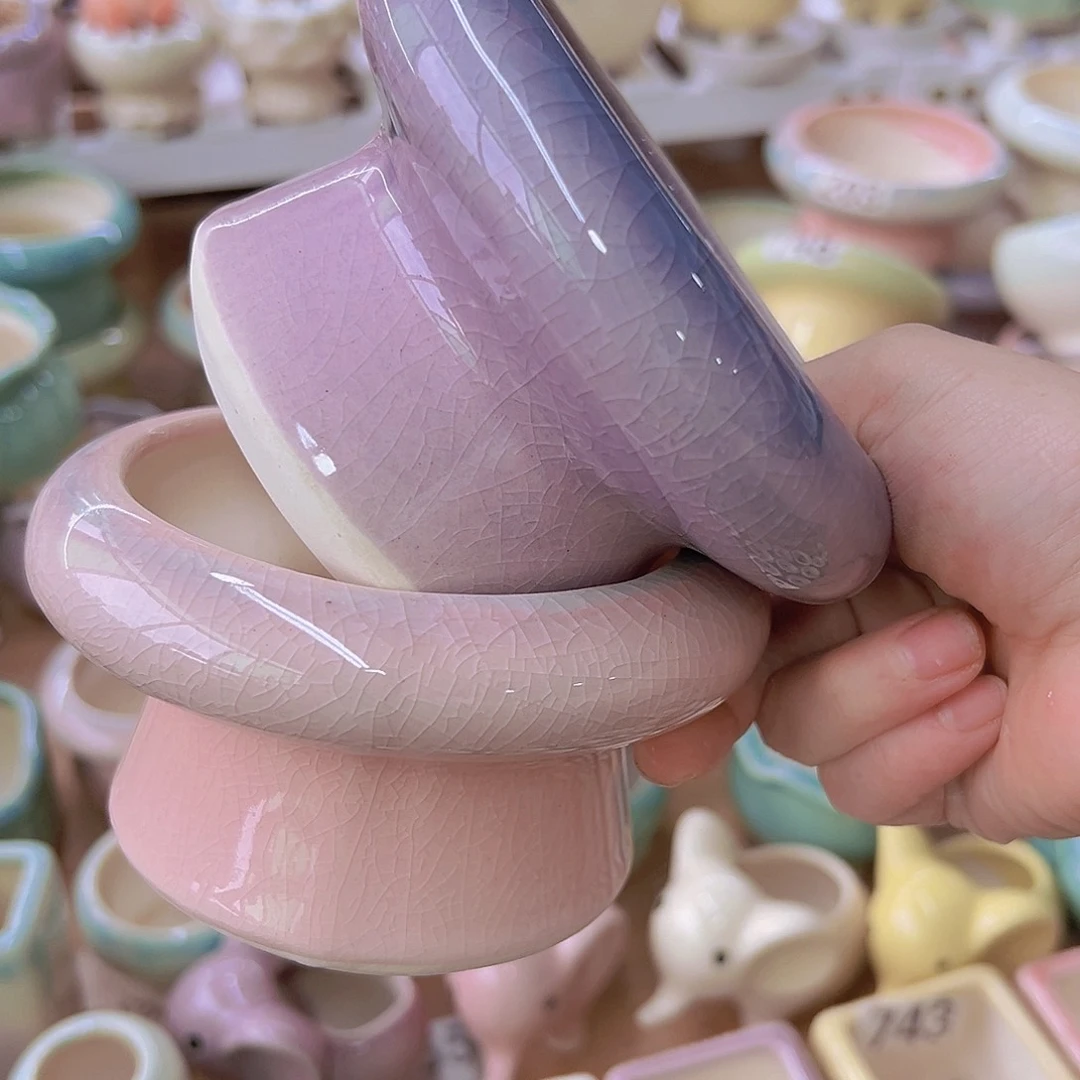 陶瓷花盆单场凑满12包邮