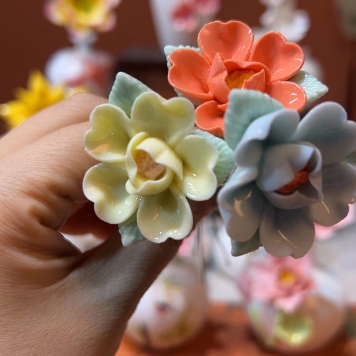 摆件手工精致陶瓷摆件