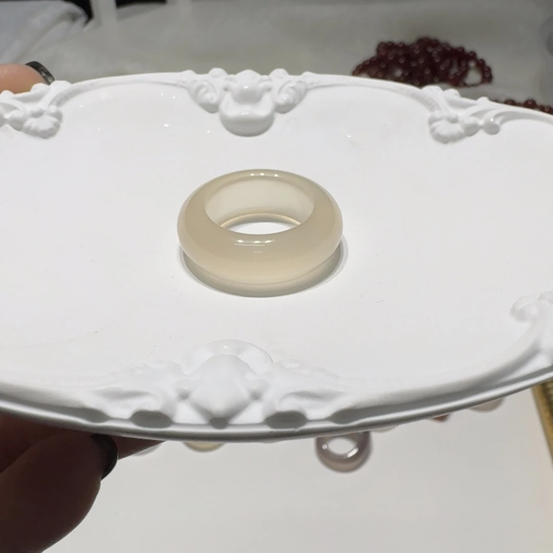 玛瑙/玉髓未镶嵌戒指港19/20不退换