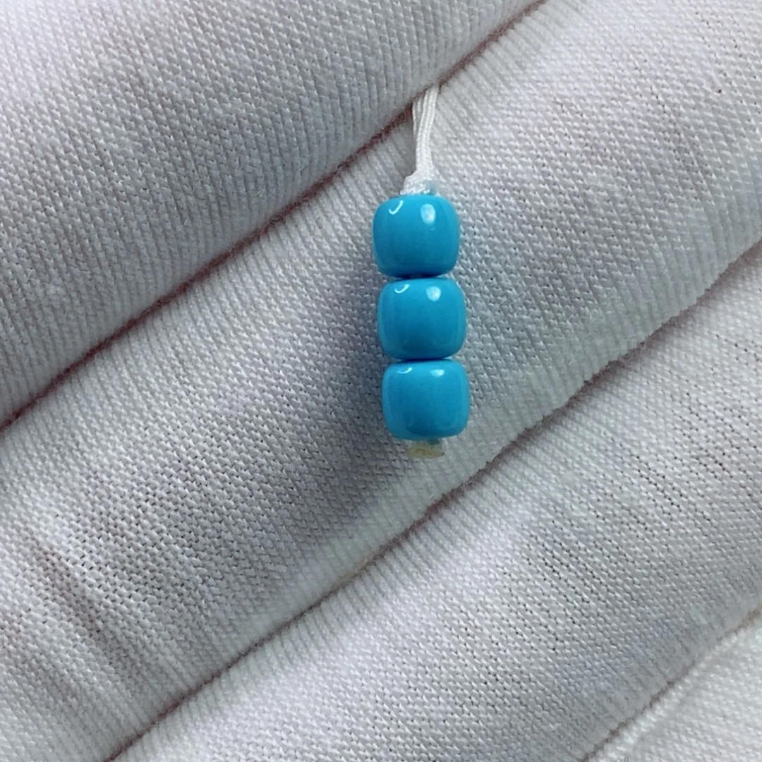 绿松石未镶嵌珠宝奇石4.6mm
