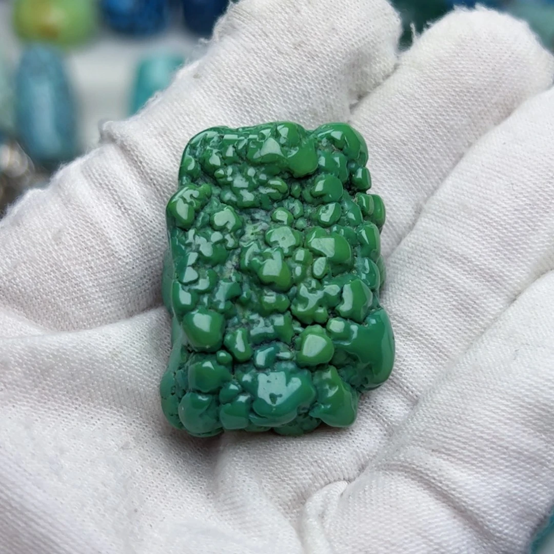 绿松石珠宝奇石未镶嵌
