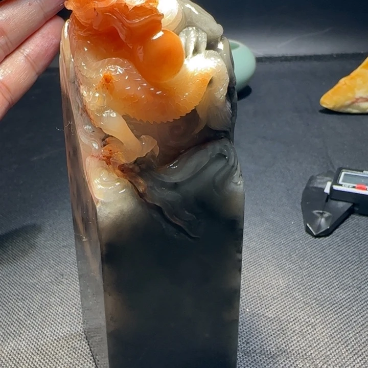 寿山石福集福寿山石印章