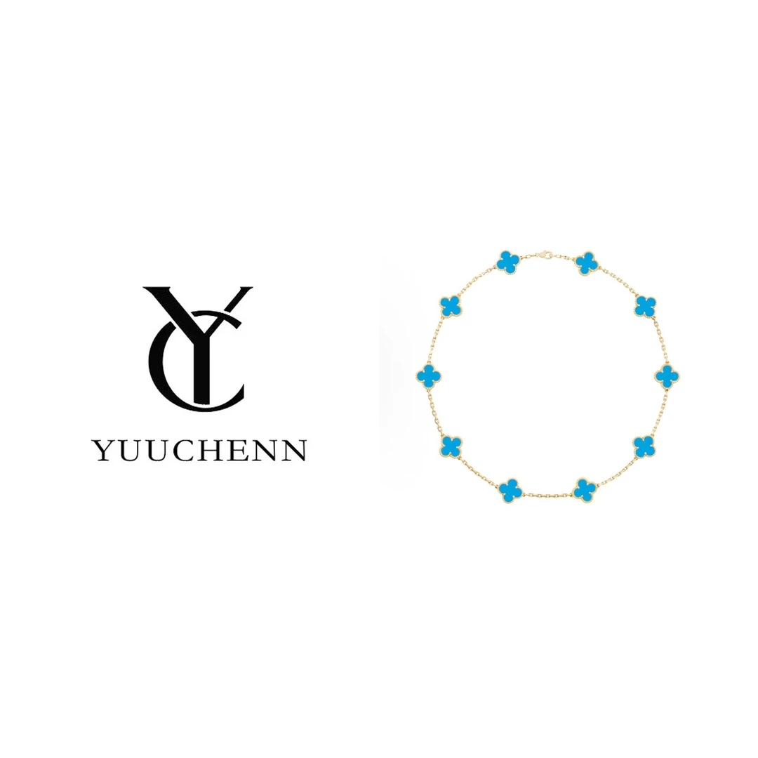 铜合金项链 YUUCHENN    【蓝 · 屿】     镀K金轻奢女士项链