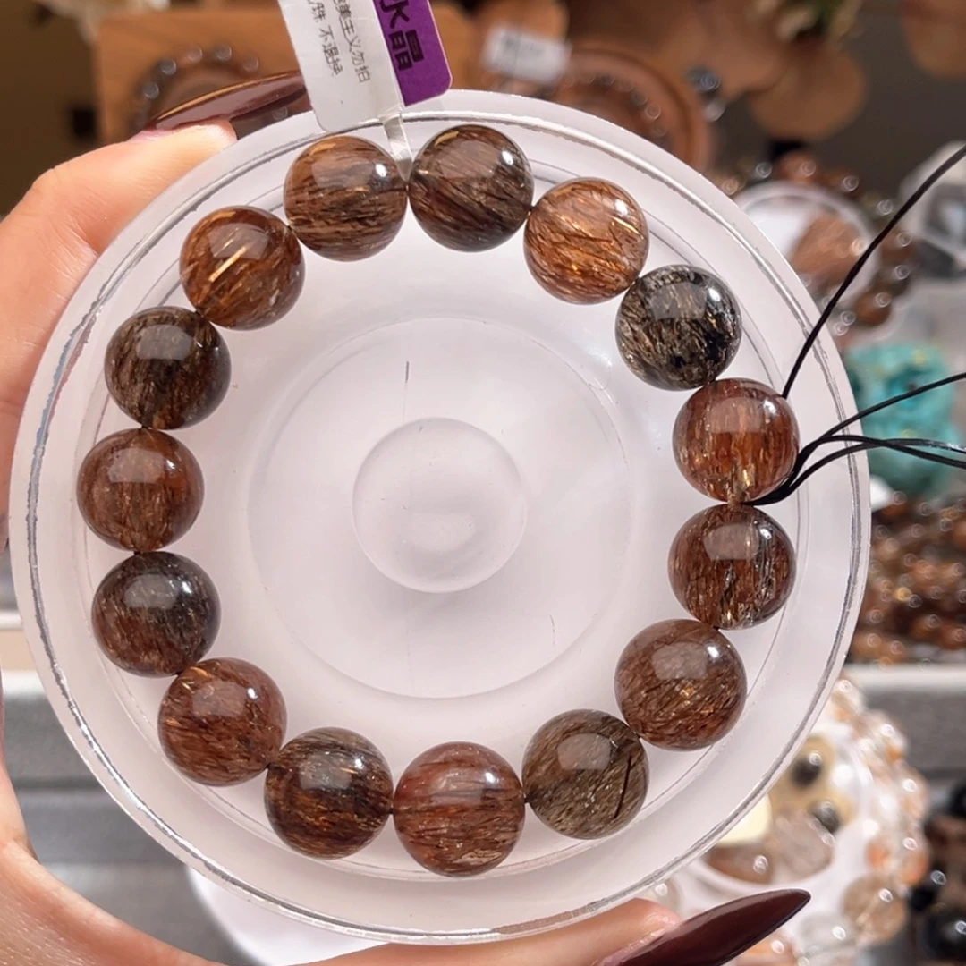 水晶手链未镶嵌黑金超七14