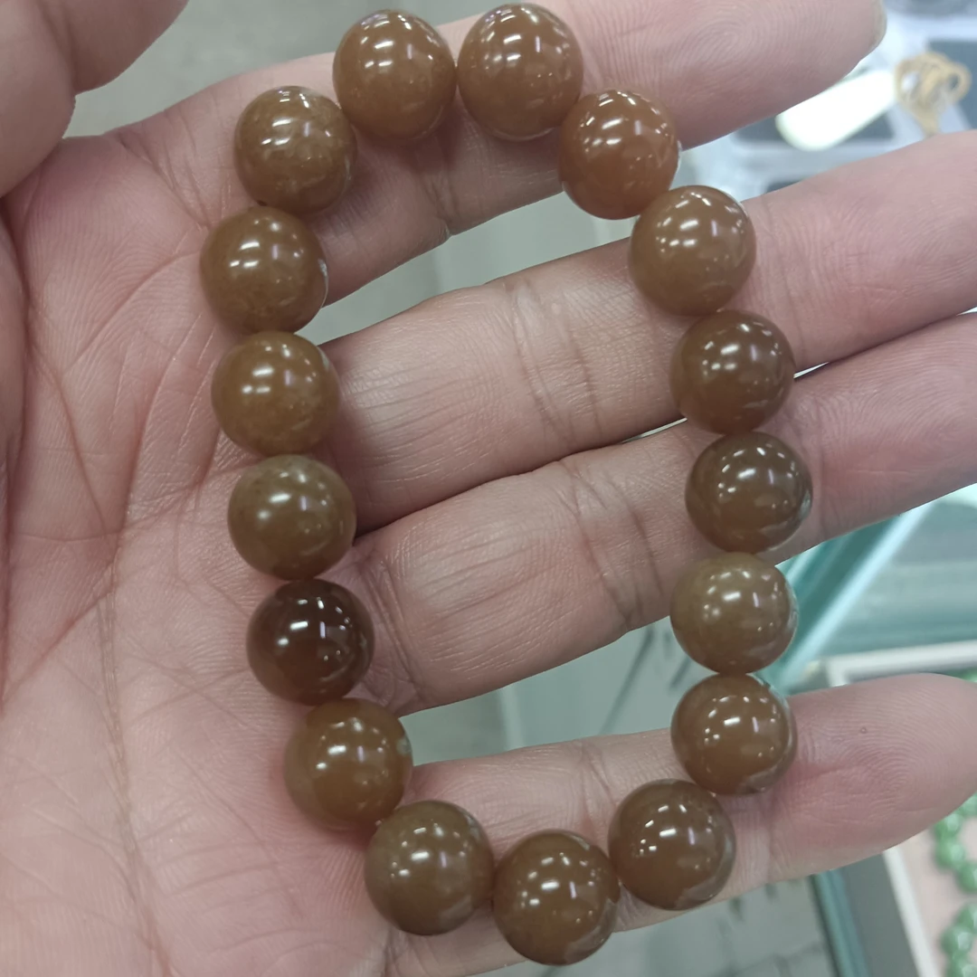 和田玉新疆且末糖精品手串卡12