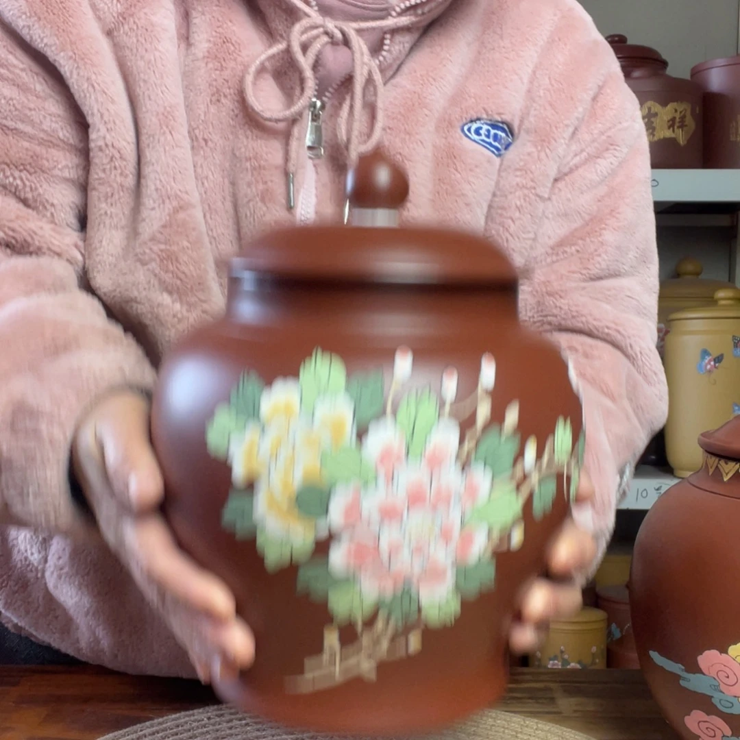 顺***势紫砂茶叶罐今天晚上