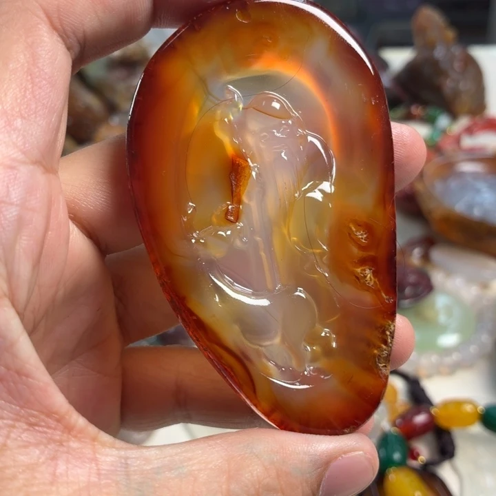 玛瑙/玉髓未镶嵌吊坠(不含链)