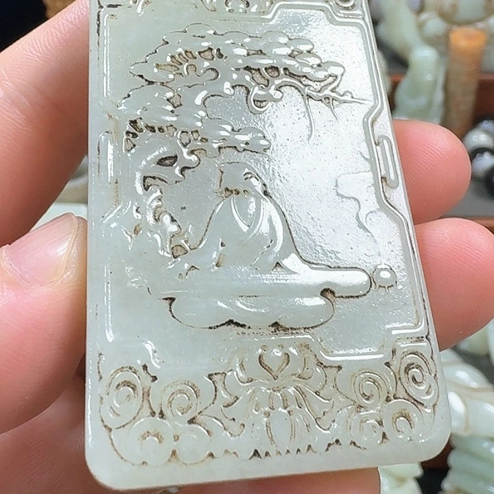 和田玉挂件未镶嵌乐*乐