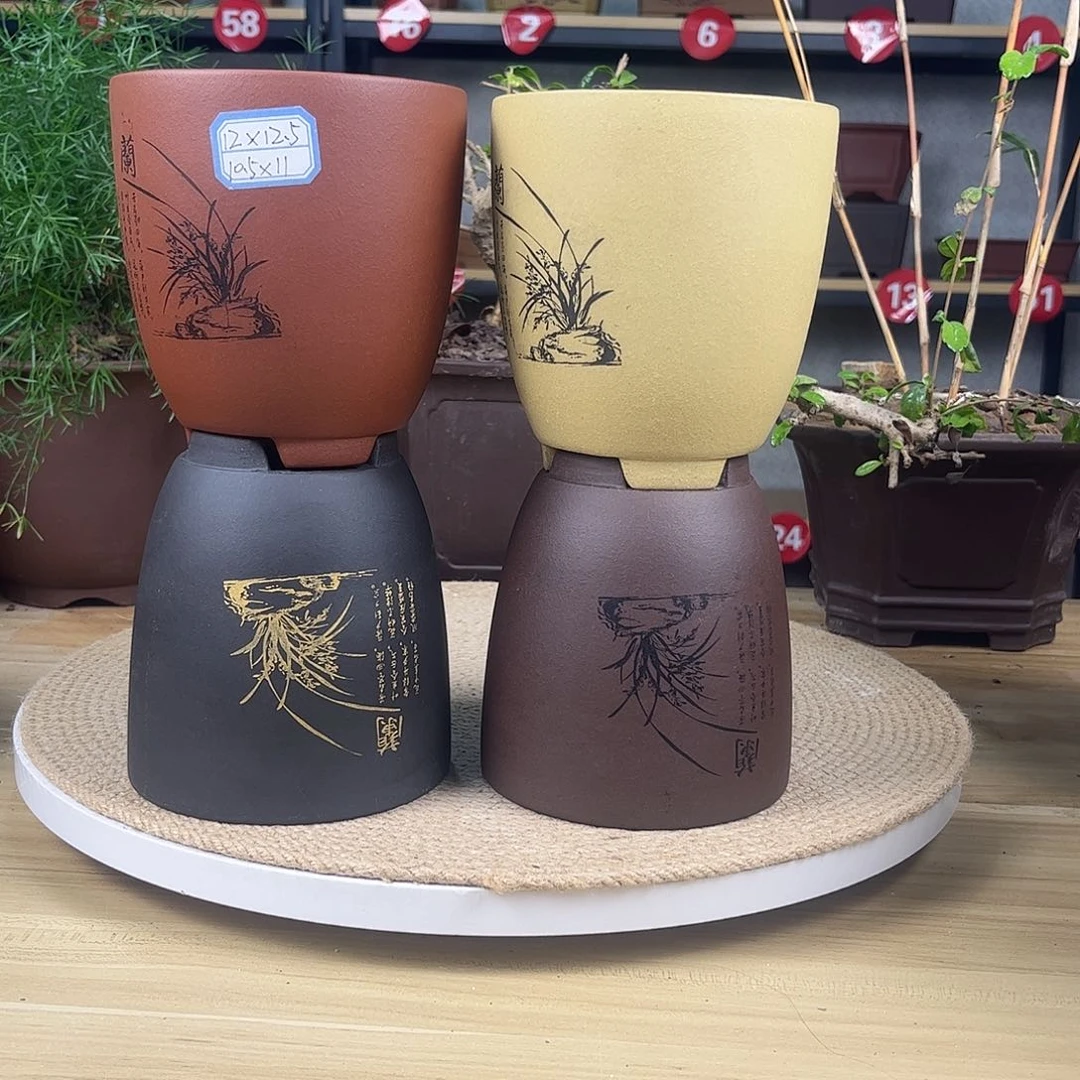 紫砂花盆紫砂花盆