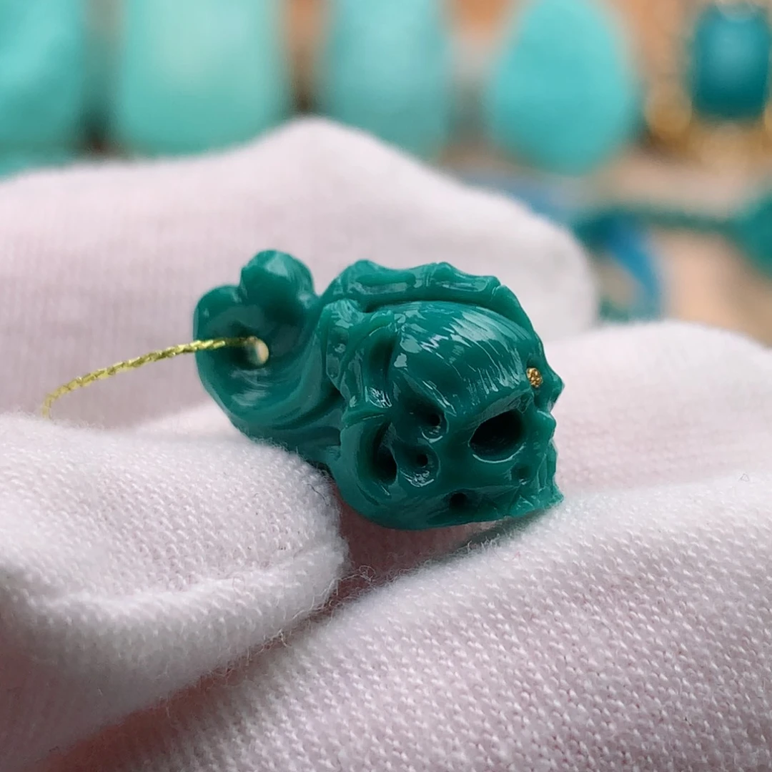 绿松石珠宝奇石未镶嵌