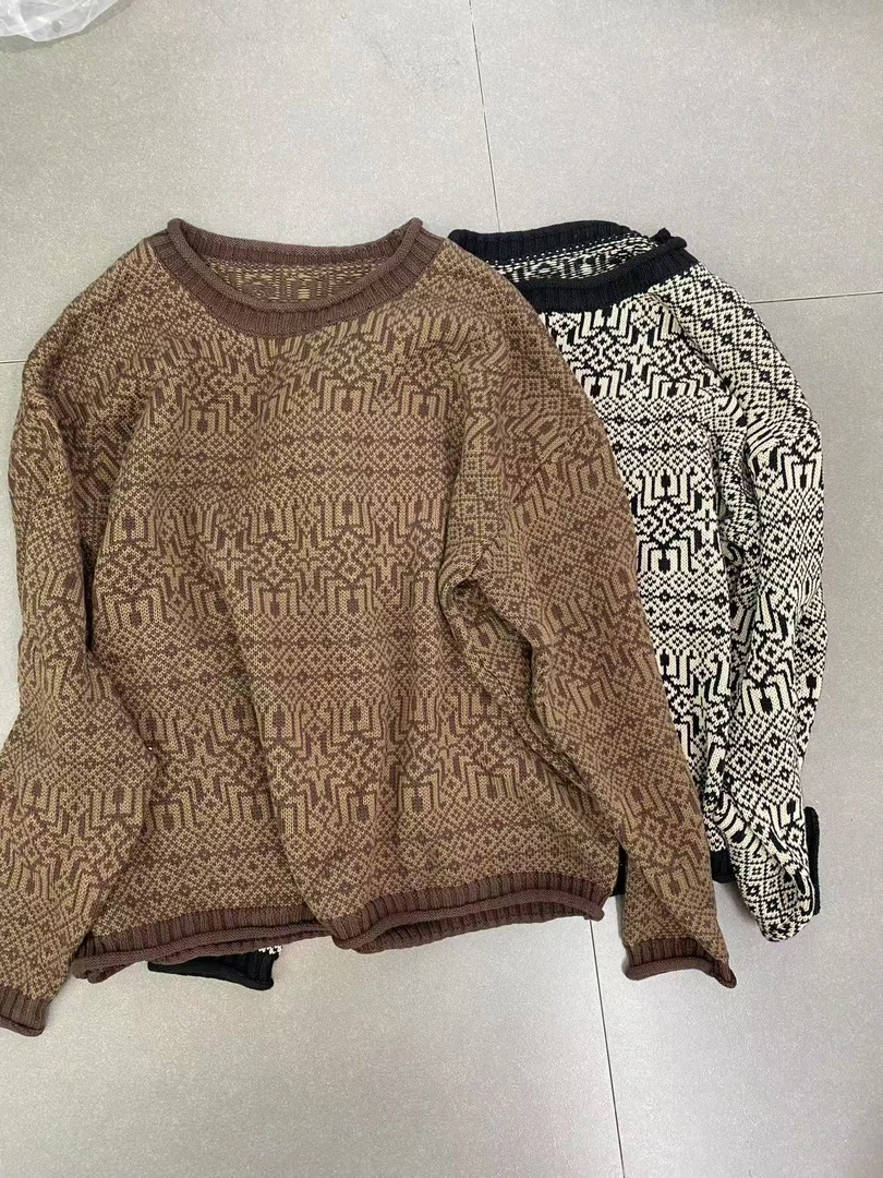 提花套头毛衣5977005