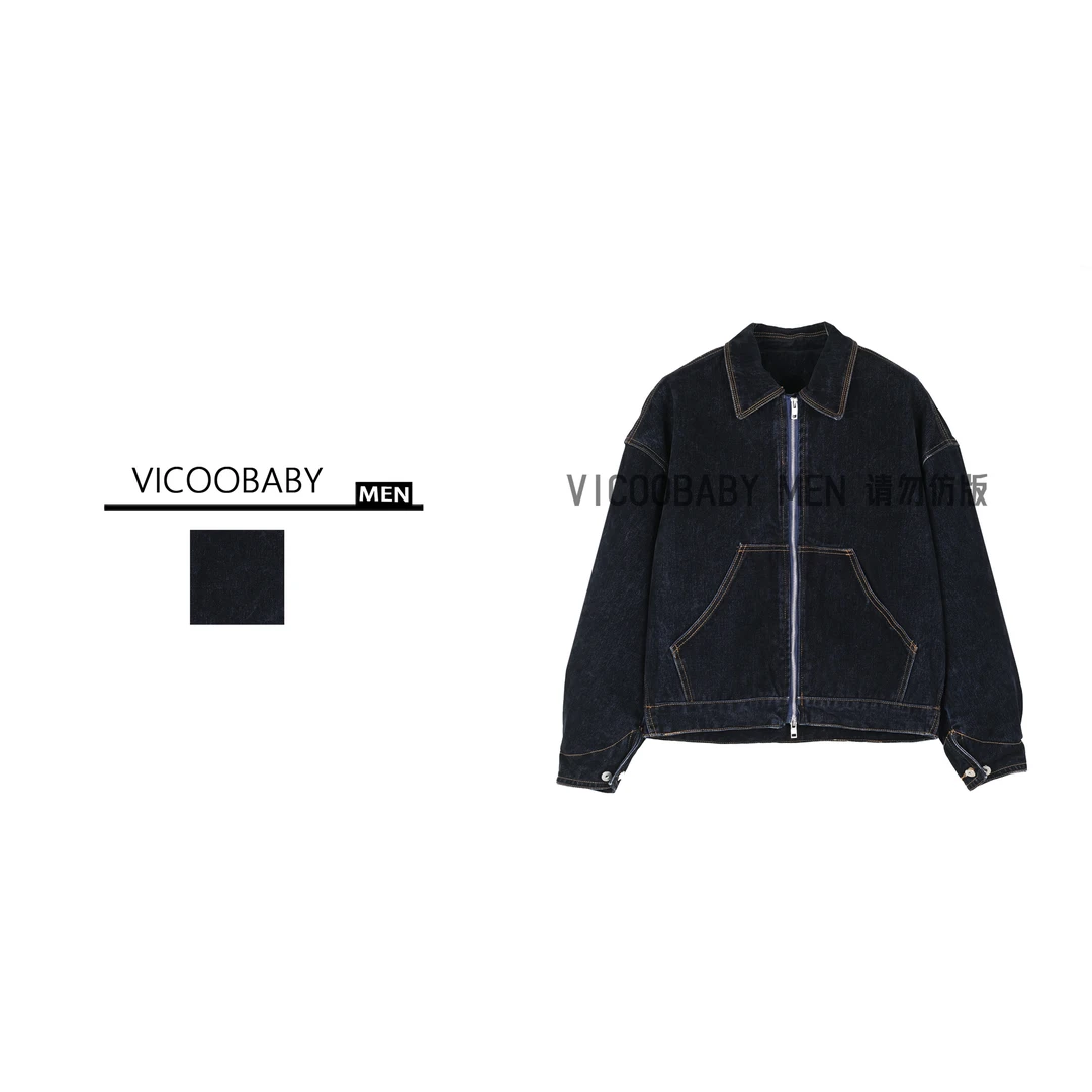 【059编号】2025新款美式街头复古翻领牛仔夹克