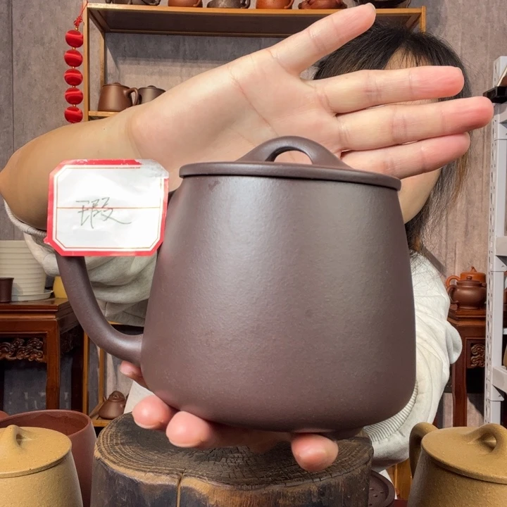 茶杯紫砂L**y原矿紫砂茶