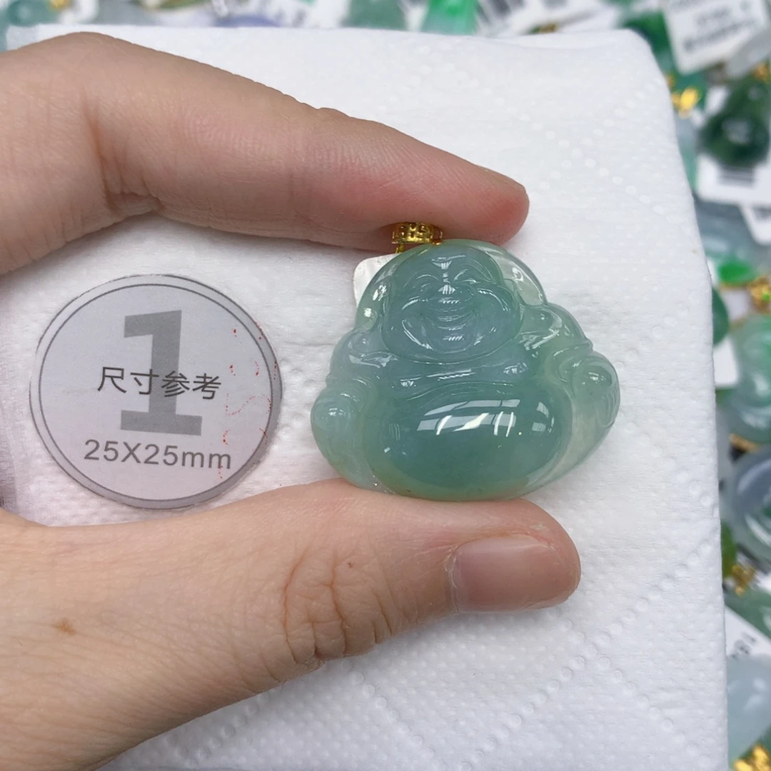 翡翠18K金镶嵌颈饰13457899888
