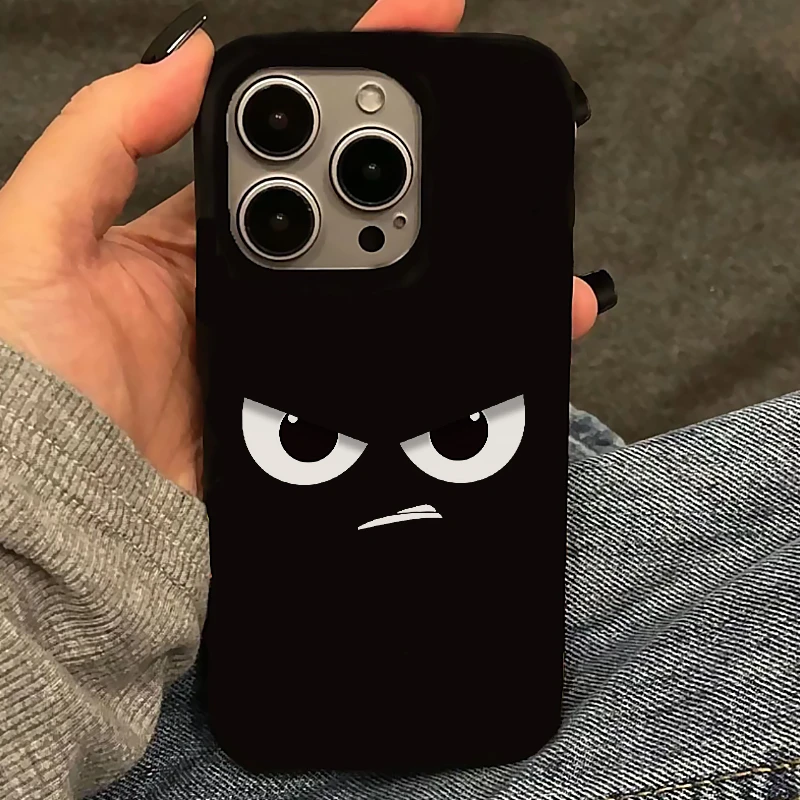 欧克里里趣味奶凶表情适用苹果16/15果冻手机壳华为P70vivo小米14