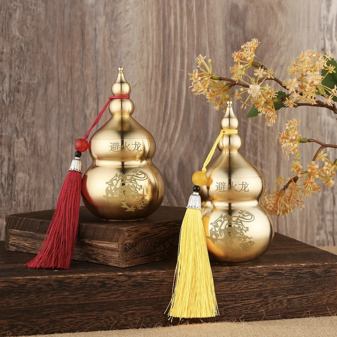 【先生推荐】辟火龙葫芦摆件复古手工中式高档创意装饰摆件