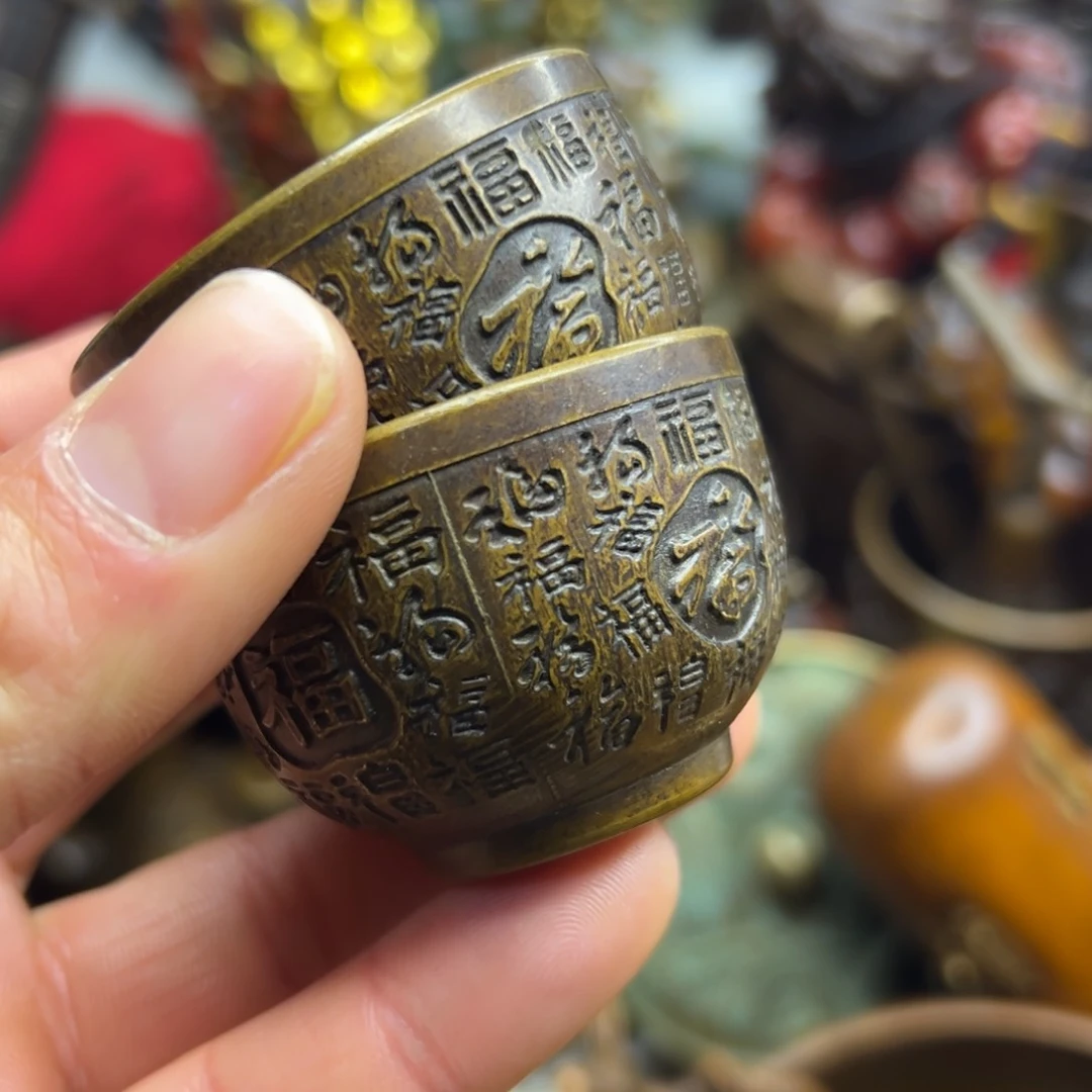 铜摆件欢迎欢迎你