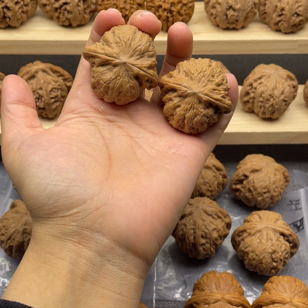 叙***品把件文玩核桃铁锤41