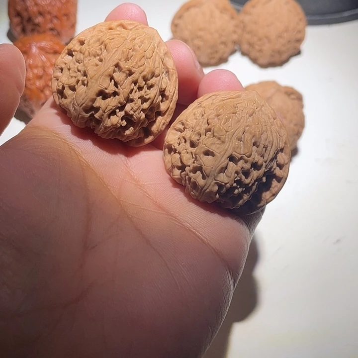 带***漫承德密纹红玛瑙核桃