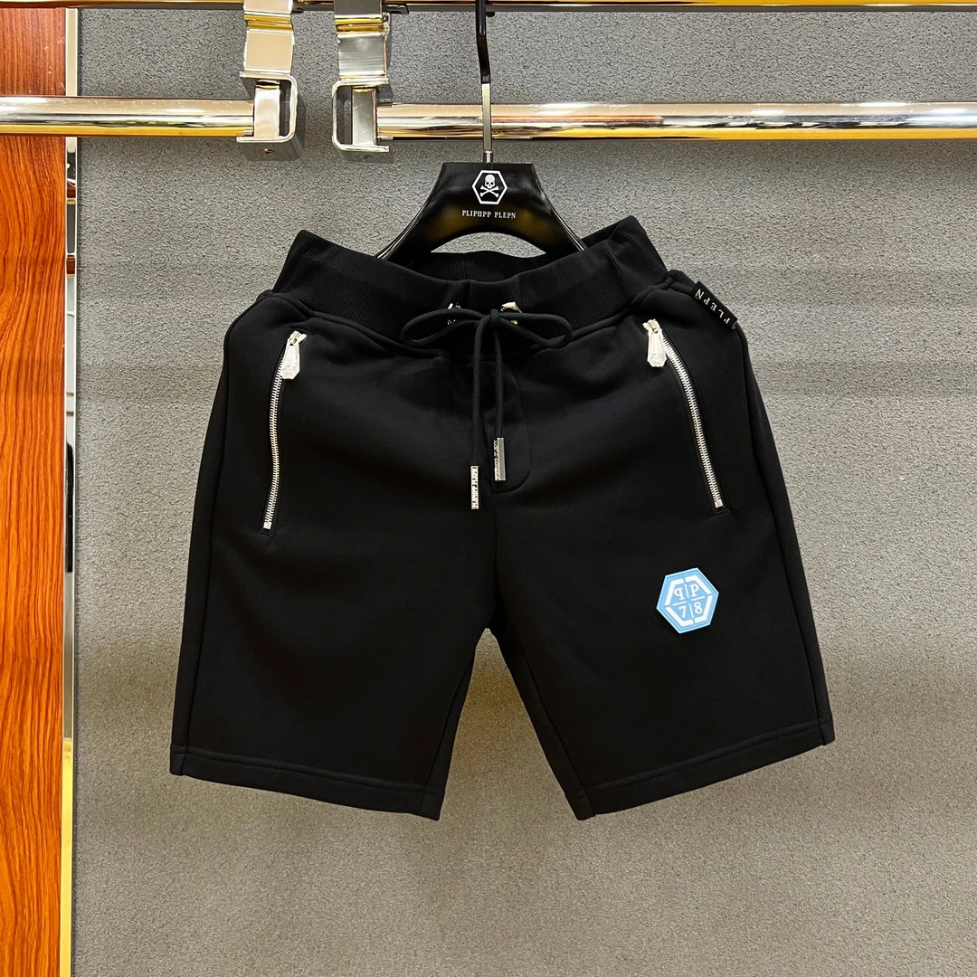 PLIPHPP PLEPN高奢定制六角蓝标pp78款夏季男士简约休闲短裤WK99