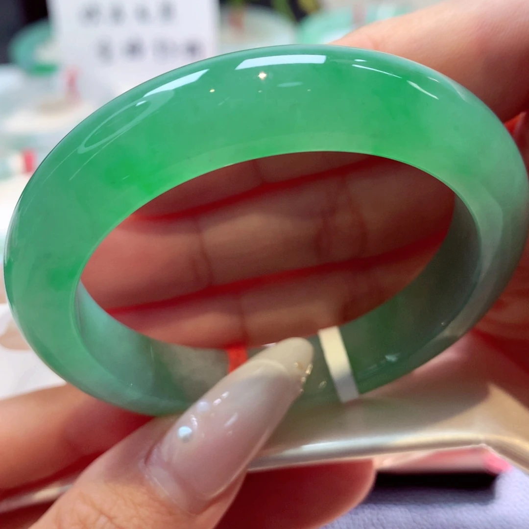 未镶嵌手镯翡翠正圈20号66