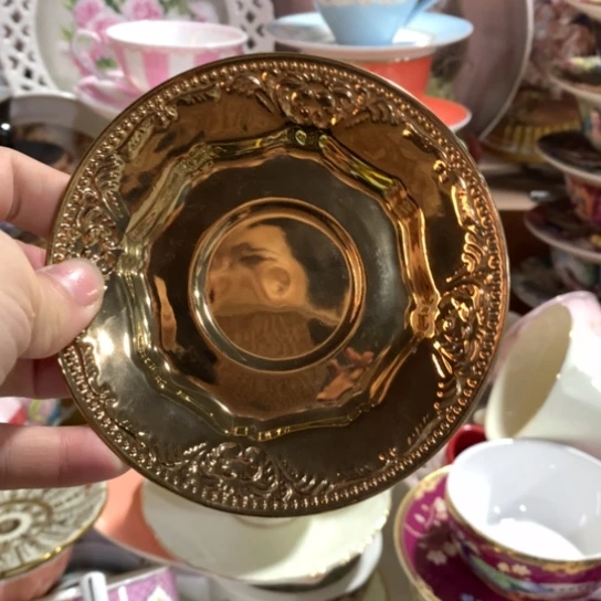 瓷片微瑕陶瓷处理介意请慎拍11.5厘米