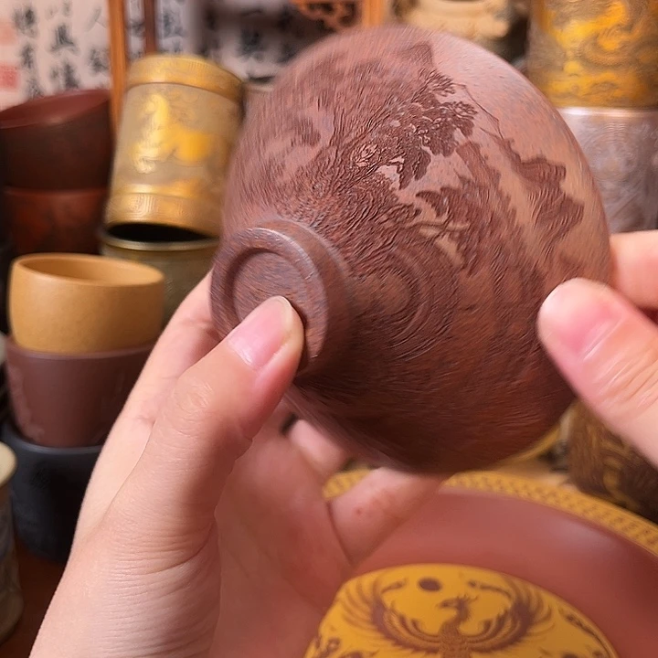 茶杯紫砂宜兴紫砂茶杯正品