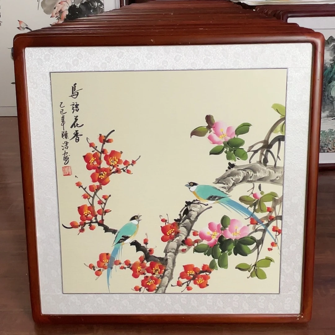 国画带框尺寸63*63厘米