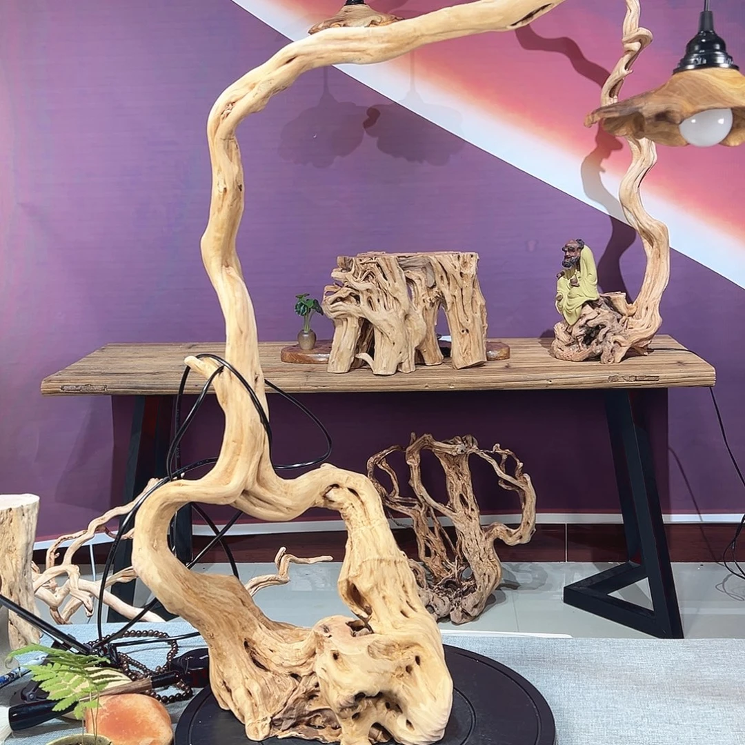 农***甜天然杜鹃根根艺摆件