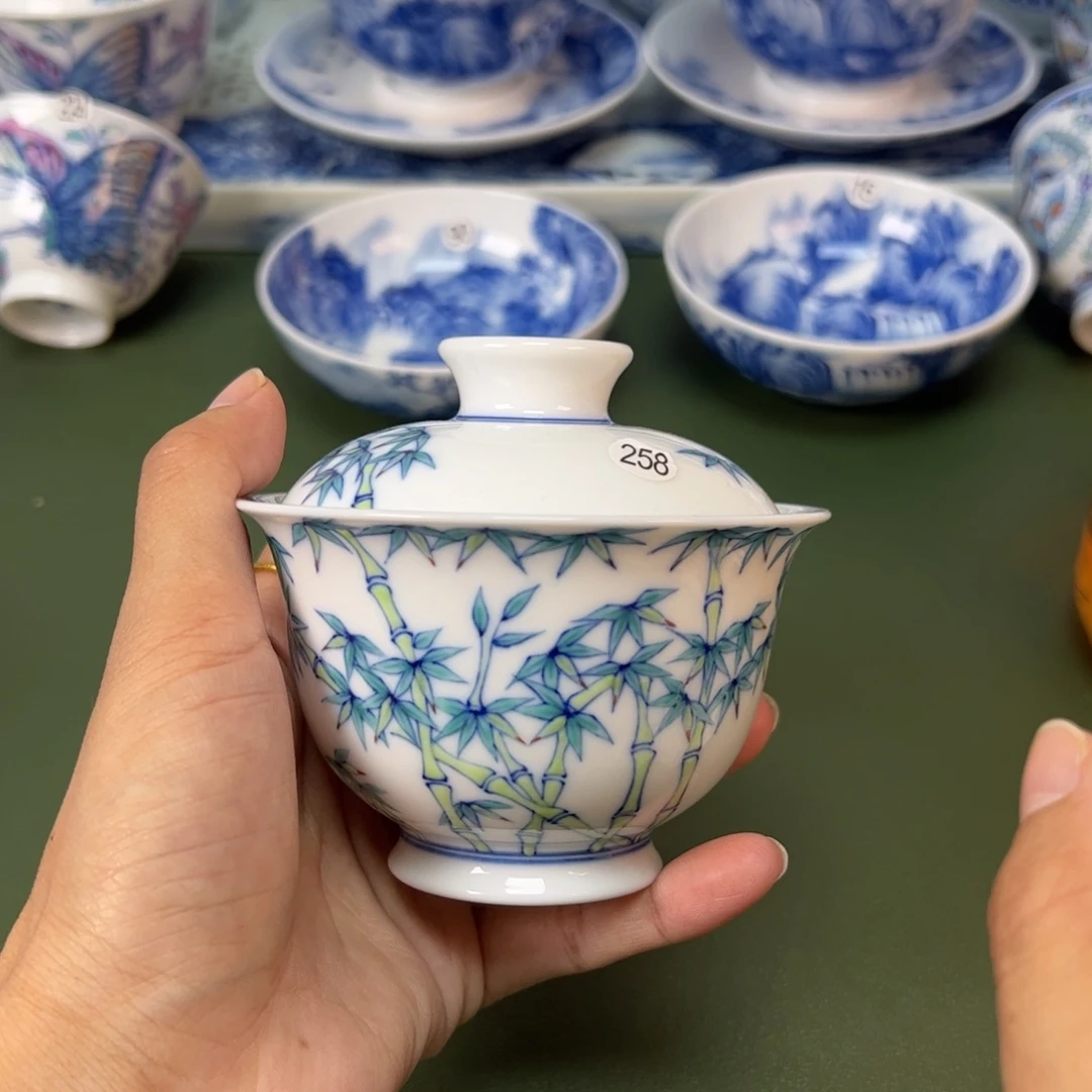 木木景德镇纯手工纯手绘茶具258