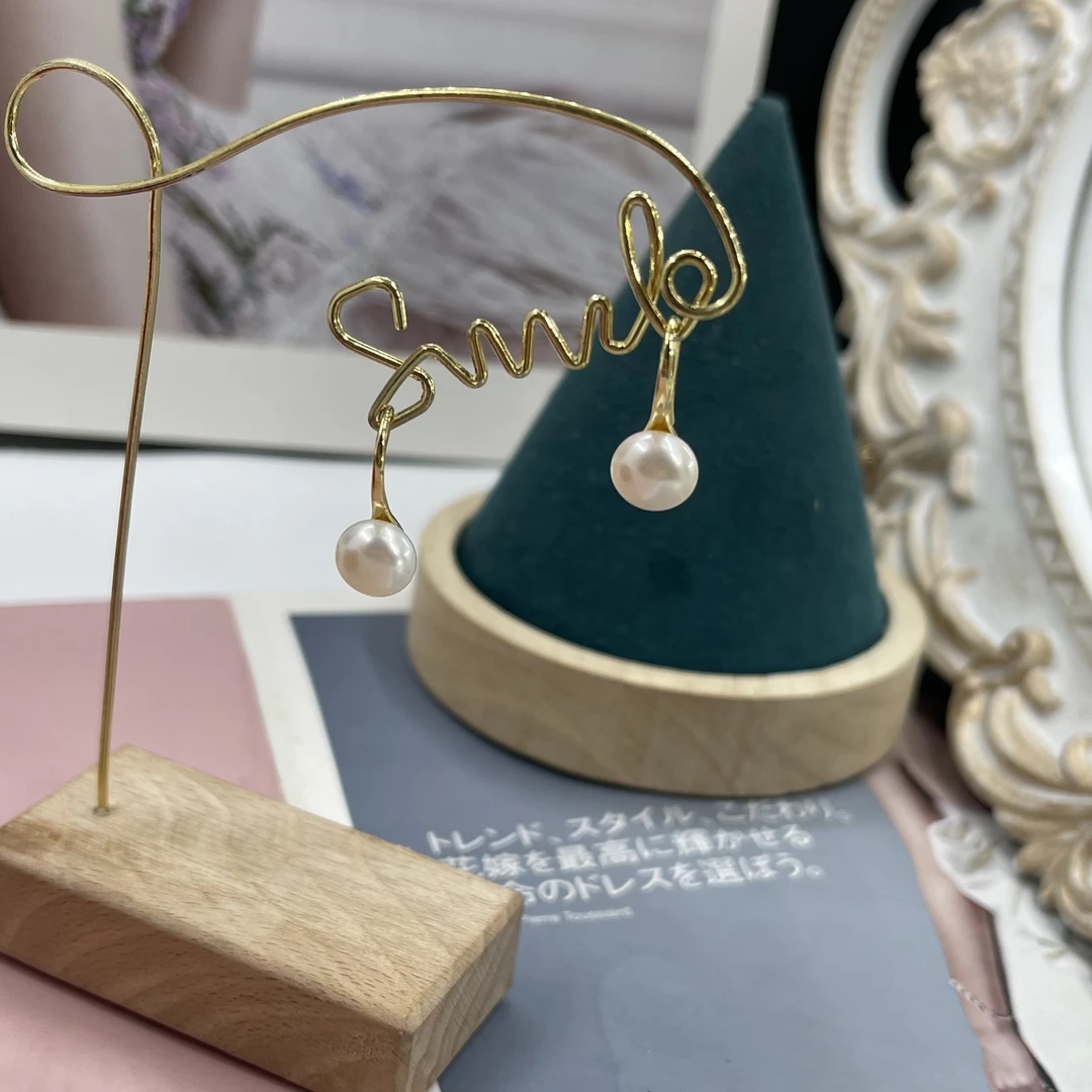 铜合金仿珍珠项链 真marwayit 一件套耳环单独