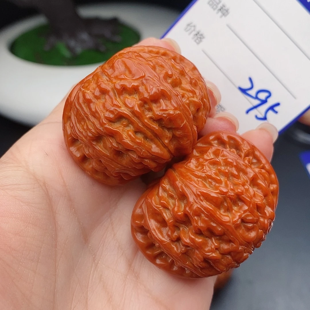 把件文玩核桃42闷白295