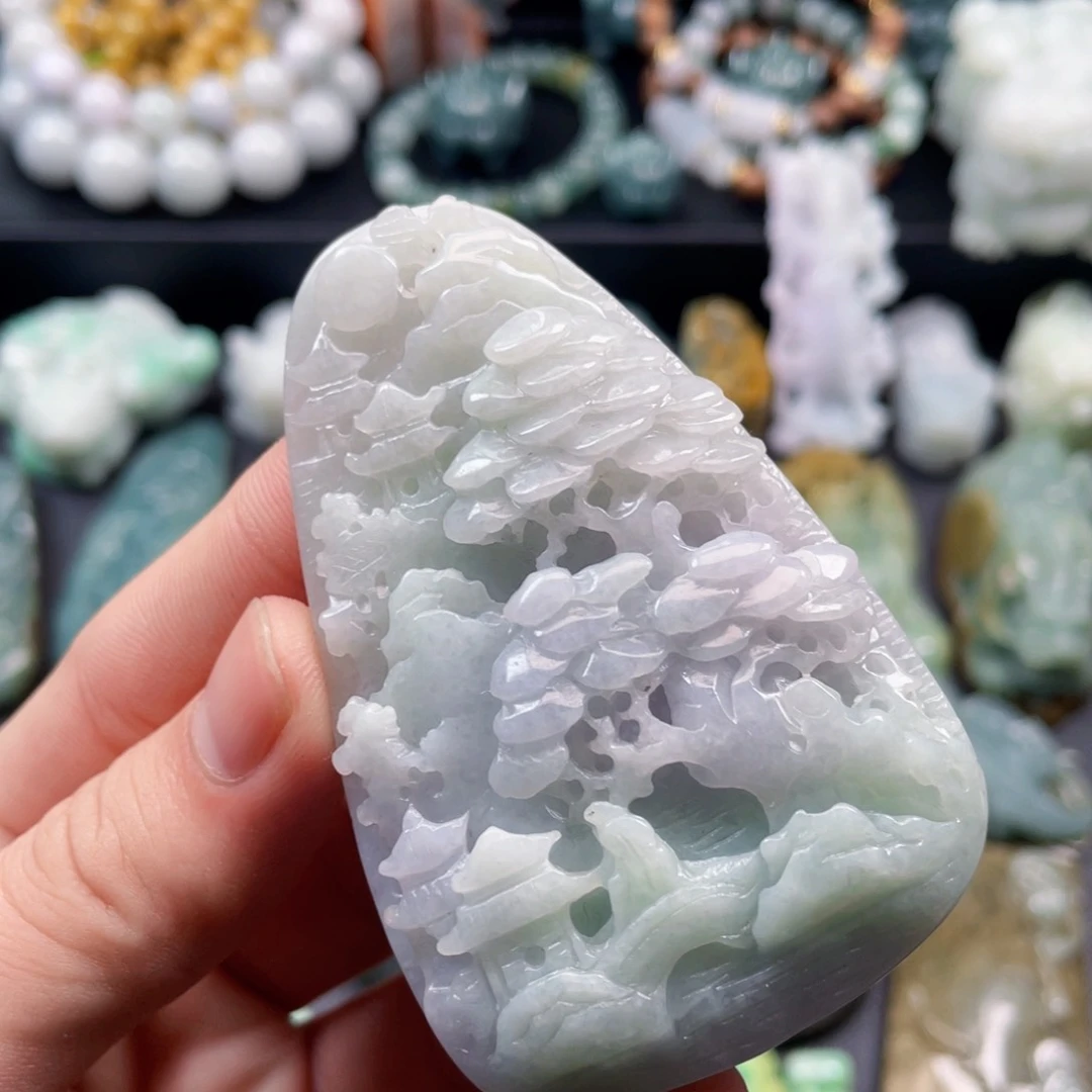 颈饰未镶嵌翡翠翡翠