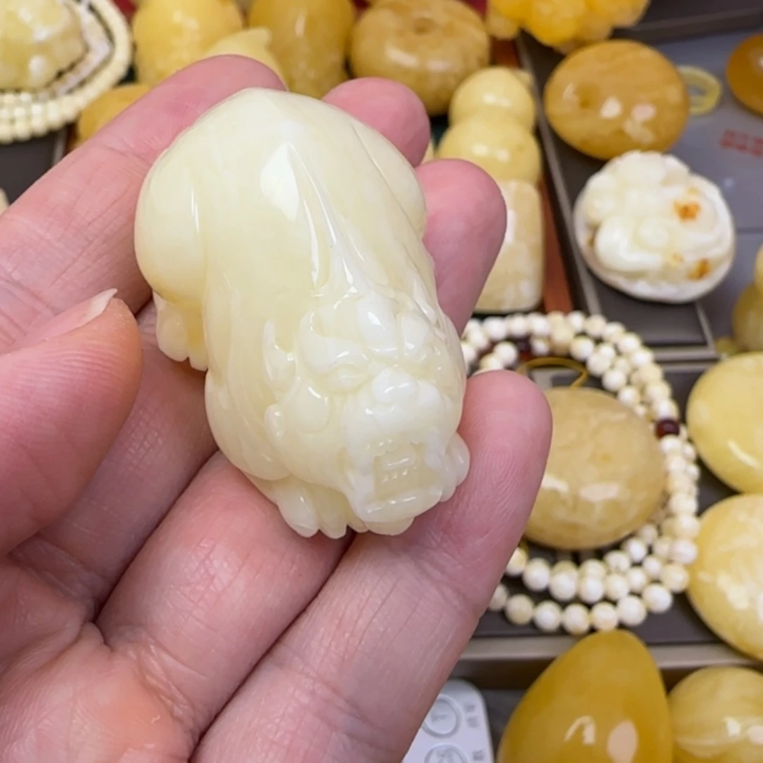 蜜蜡颈饰未镶嵌天然蜜蜡