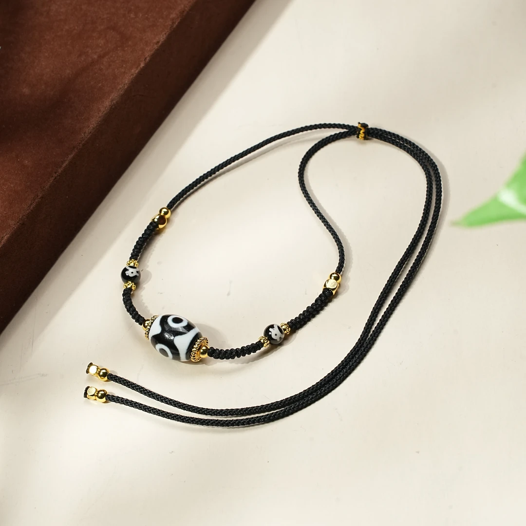 【观澜珠宝】玛瑙项链 复古民族风藏式潮流吊坠 多样发 1857