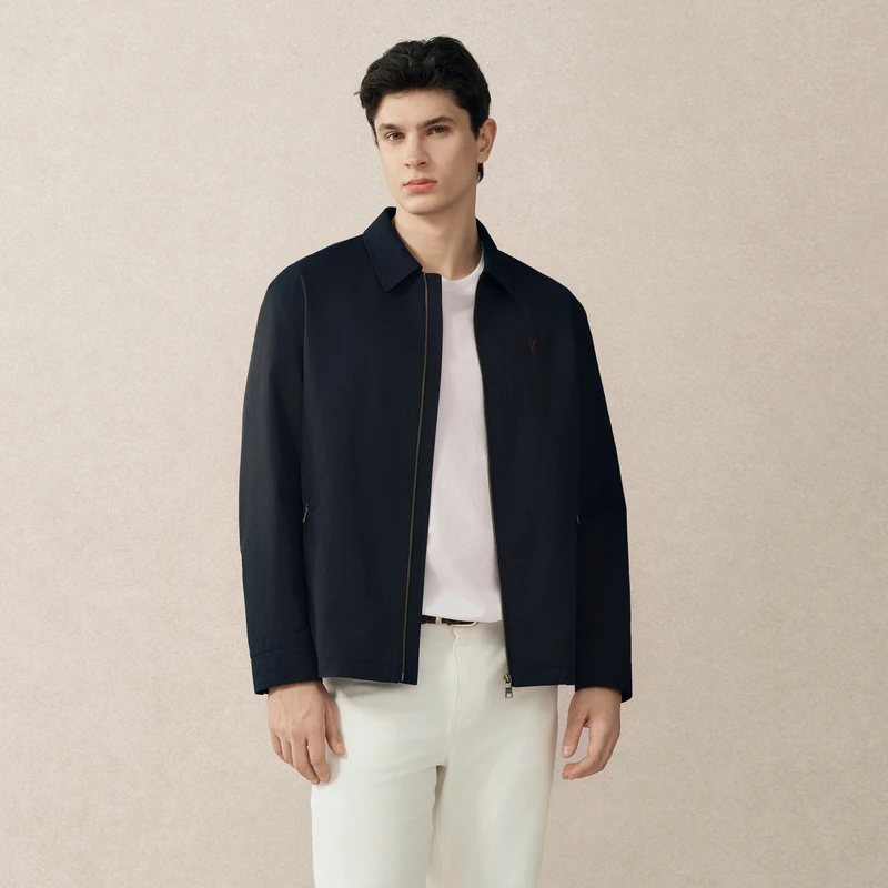 POLOWALK秋冬新品男士通勤纯色夹克W51130111