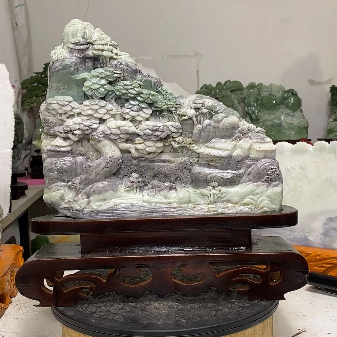 监***人玉玉未镶嵌居家摆件