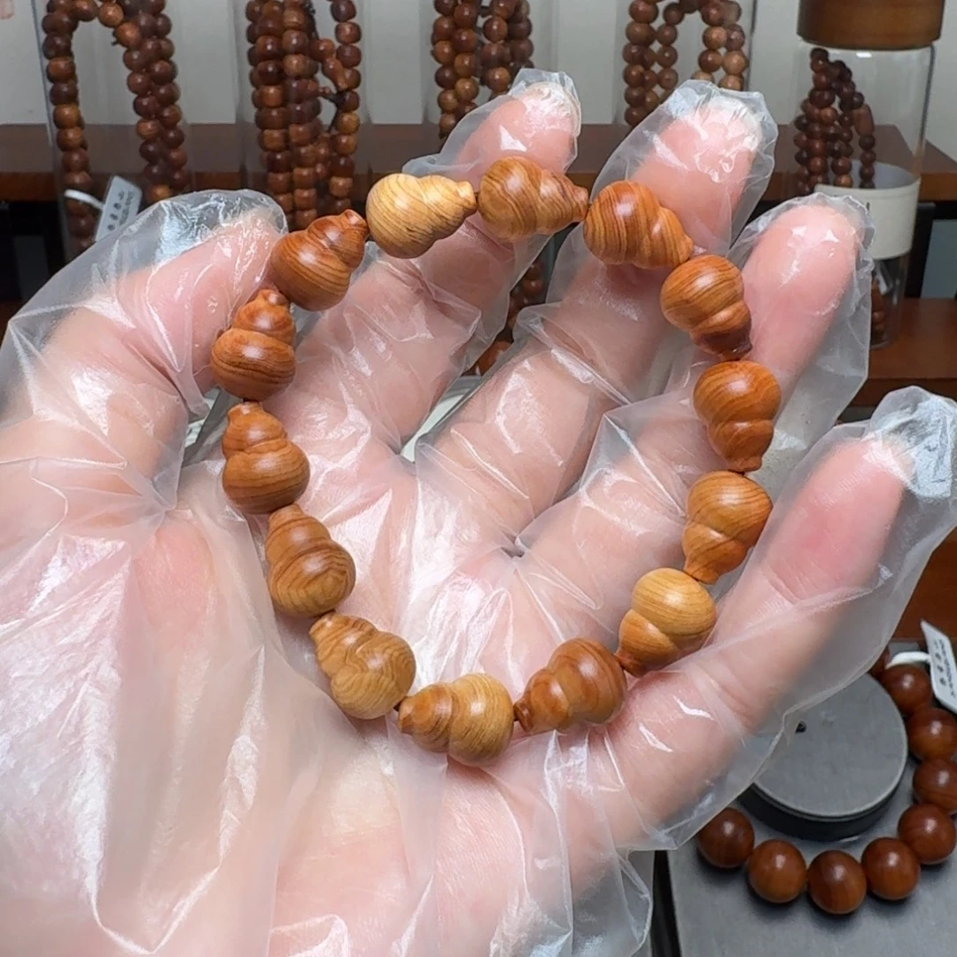 柏木（崖柏）手串/手链红油小葫芦