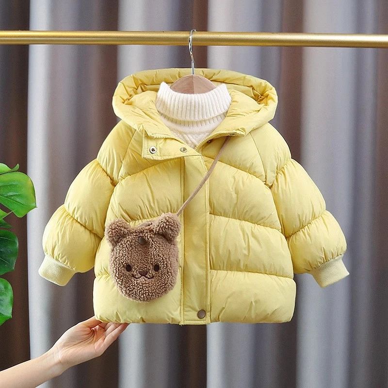 MK&UR.BV冬季新款女童加厚棉服外套婴儿保暖棉衣3女宝宝冬装棉袄